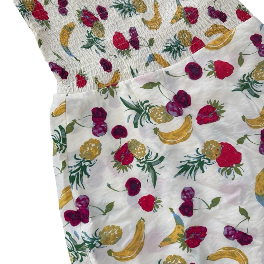 Sadie & Sage Colorful Fruit Print Skirted Romper medium (read) - Picture 3 of 7